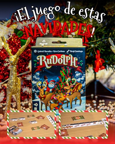 ¡Rudolph aterriza derrapando! El juego de mesa más frenético, navideño y asequible ya está aquí