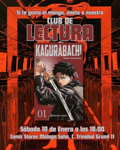 ¡Kagurabachi se une a nuestro Club de Lectura! Ven a debatir si estamos ante el heredero del trono del shonen en Málaga Soho