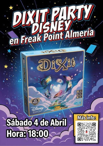 ¡La magia de los juegos de mesa te espera! Ven a nuestra gran Dixit Party Disney en Freak Point Almería