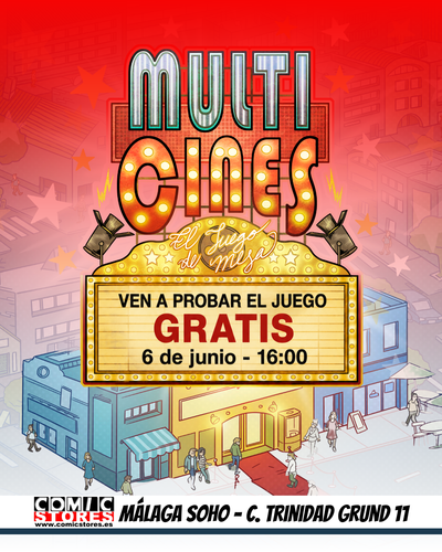 ¡Móntate tu propio imperio de palomitas! Prueba en exclusiva Multicines con su creador Tony Román en Comic Stores Málaga Soho