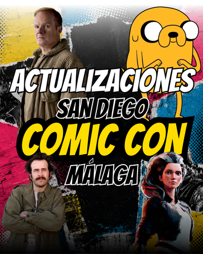La Comic-Con de Málaga 2026 vuelve a la carga: nuevas estrellas del cine, la animación, Star Wars y la cultura pop se suman al cartel