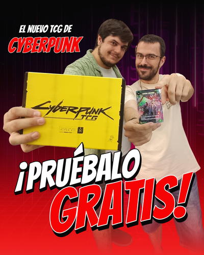 ¡Cyberpunk estrena TCG y podrás probarlo gratis con nosotros antes de su lanzamiento!