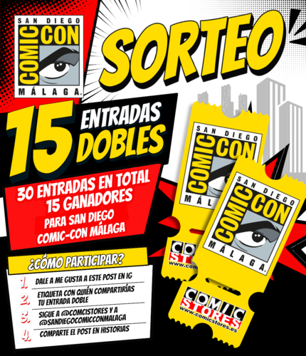 ¡Sorteamos 15 entradas dobles para San Diego Comic-Con® Málaga!