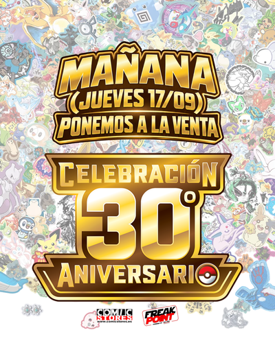 ¡Pokémon celebra 30 años por todo lo alto! La primera oleada llega este jueves a Comic Stores y Freak Point