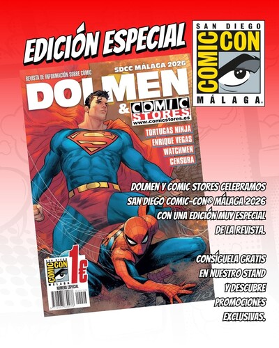 ¡Comic Stores y Dolmen preparan una revista especial para San Diego Comic-Con® Málaga!